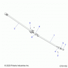 RANGER 1000 PS CREW  (R21T6A99A1/B1) Drive train, prop shaft - r21t6a99a1  /  b1 (c7011...