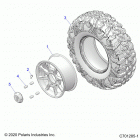 RZR PRO XP 4 (Z21R4C92AL/BL/D92AM/BM/E92AS/BS) Wheels, front - z21r4c92al  /  bl  /  d92am  /  bm...