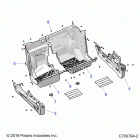 POLARIS GENERAL 1000 DLX OPT1 (G20GXJ99AP/AG/BP/BG) Body, floor and rocker - g20gxj99ap  /  ag  /  bp ...