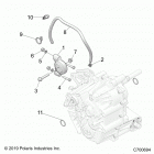 RANGER 1000XP PS MUD (R21RRM99AG) Drive train, main gearcase mounting - r21rrm99ag (...