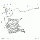 RZR 570 3PC Drive train, main gearcase mounting- z20cha57k2 (c...