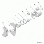 POLARIS GENERAL 1000 DLX OPT1 (G20GXJ99AP/AG/BP/BG) Brakes, rear caliper - g20gxj99ap  /  ag  /  bp  /...