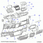 RANGER 1000XP PS NSTR RC Body, dash - r20rrw99a9  /  aa  /  af  /  ap  /  a...