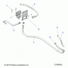 RANGER 1000 CREW FULLSIZE PS FO (R20T6U99AM/AS/BM/BS) Body, heater routings - r20t6u99am  /  as  /  bm  ...
