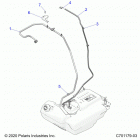 RZR PRO TURBO S/T  (Z21PAE92AE/AN/BE/BN/L92AL/AT/BL/BT) Body, fuel lines, std.  - z21pae92ae  /  an  /  l9...