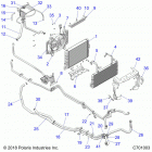 RZR XP TURBO 3PC Engine, cooling system - z20nae92kl (c701003)