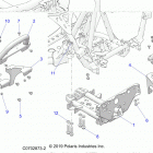 RZR PRO XP Chassis, mounting, front gearcase - z20ra_92ac  / ...