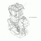 RANGER 570 CREW FULL SIZE Engine, engine and transmission mounting - r21cda5...