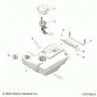 RZR XP TURBO (Z21NAE92AG/BG/AX/BX) Body, fuel tank - z21nae92ag  /  bg  /  ax  /  bx ...