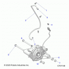 RANGER 1000 EPS HD, EVAP (R21RRH99AC/BC) Drive train, front gearcase mounting - r21rrh99ac ...