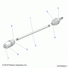 RZR XP TURBO S Drive train, half shaft, front - z20pal92ag  /  ap...
