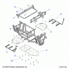RANGER EV Chassis, frame - r21maae4g8  /  g9 (701110)