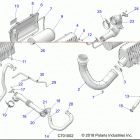 RZR XP TURBO 3PC Engine, air intake system - z20nae92kl (c701002)