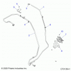 RZR XP TURBO (Z21NAE92AG/BG/AX/BX) Body, fuel lines, std. - z21nae92ag  /  ax (c70135...
