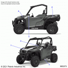 GENERAL 1000 PREMIUM EPS (G21GAP99AM/BM) Body, decals - g21gap99am  /  bm (900273)