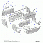RANGER 570 CREW FULL SIZE Body, floor and fenders - r21cda57a1  /  b1 (c7000...
