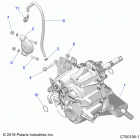 GENERAL XP 1000 HUNTER (G21GXH99AL/BL) Drive train, main gearcase mounting - g21gxh99al  ...