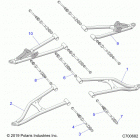 RANGER CREW 1000XP PS TX CA (R21RSF99AK) Suspension, front control arms - r21rsf99ak (c7006...