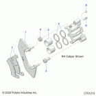 RANGER 1000 EPS HD, EVAP (R21RRH99AC/BC) Brakes, front caliper - r21rrh99ac  /  bc (c701213...