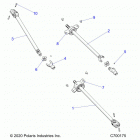 RANGER CREW 1000XP PS MUD (R21RSM99AG) Drive train, front, mid, rear prop shaft - r21rsm9...