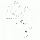 RANGER 570, FULL SIZE Body, hood latch - r21cca57a1  /  a7 (49rgrlatch12...