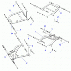 RANGER 1000XP CREW PS MUD Suspension, rear control arms - r20rsm99al (c70091...