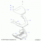POLARIS GENERAL 1000 DLX OPT1 (G20GXJ99AP/AG/BP/BG) Body, hood - g20gxj99ap  /  ag  /  bp  /  bg (c700...