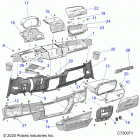 RANGER XP 1000 NSTR (R21RRU99A9/AC/AP/AW/B9/BC/BP/BW) Body, dash - r21rru99a9  /  ac  /  ap  /  aw  /  b...