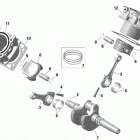 005 - Defender HD10 - CAB - North America 01- engine - crankshaft, piston and cylinder - hd1...