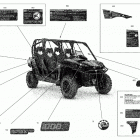 003 - Commander MAX 1000R EFI - International 09- decals - xt