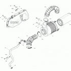 007 - Defender MAX HD10 - Except XMR - North America 02- engine - air intake - evap