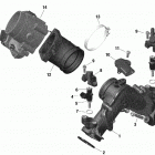 005 - Defender HD10 - CAB - North America 01- engine - air intake manifold and throttle body