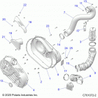 RZR Drive train, clutch cover and ducting - z20ase99ah...