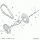 RZR PRO XP 4 Drive train, secondary clutch - z20r4_92ac  /  bc ...