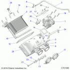 RZR XP TURBO S VELOCITY Engine, air intake manifold - z20paf92ac  /  lc (c...