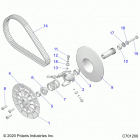 RZR PRO XP Drive train, secondary clutch - z20ra_92ac  /  bc ...
