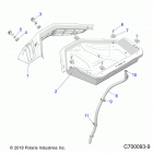 RZR RS1 PS MD Body, rear rack - z20s1e99ng (c700093-9)