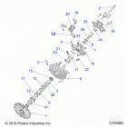 RANGER 1000XP PS Drive train, primary clutch - r20rre99aa  /  af  /...