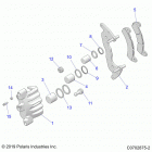 RZR PRO XP Brakes, caliper, front - z20ra_92ac  /  bc  /  ak ...