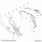 RZR PRO XP Body, rear fenders - z20ra_92ac  /  bc  /  ak  /  ...