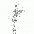 RZR XP Engine, crankcase and crankshaft - z20nae99fc  /  ...