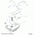 POL GEN 1000 DLX ABS EPS EU TR ZUG  (G20GAE99F2/EFS/BFM/BCM/SFS/SC2) Body, fuel tank - g20gae99f2  /  efs  /  bfm  /  b...