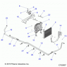 RANGER 1000XP CREW PS TX CA Engine, cooling system - r20rsf99av  /  bv (c70065...