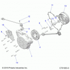 RZR Engine, stator and cover - z20ase99ah  /  lh  /  b...