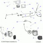 POL GEN 1000 DLX ABS EPS EU TR ZUG  (G20GAE99F2/EFS/BFM/BCM/SFS/SC2) Accessory, audio base - g20gae99fs  /  bfm (c70090...