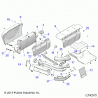 RZR RS1 PS MD Engine, exhaust system - z20s1e99ng (c700575)