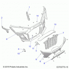 RZR PRO XP Body, front bumper - z20ra_92ac  /  bc  /  ak  /  ...