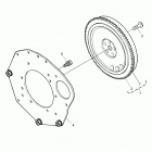 RANGER 902D EU/TRACTOR Engine, flywheel - r20rred4f1  /  n1  /  sd4c1 (70...