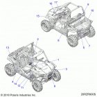 RZR Body, decals - z20ase99ah  /  lh  /  bh (20rzr900s...