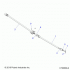 RANGER 1000 CREW FULLSIZE PS FO (R20T6U99AM/AS/BM/BS) Drive train, prop shaft - r20t6u99am  /  as  /  bm...